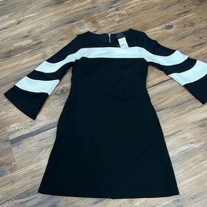 Black and white dress